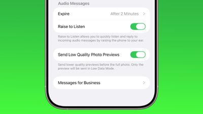 ios 26 messages low quality previews