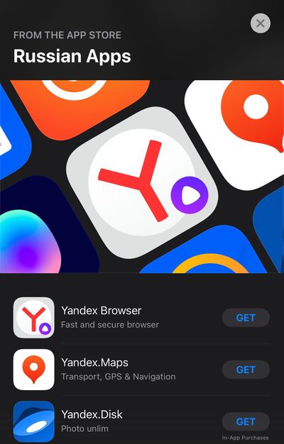 russian app store