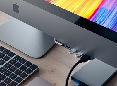 Satechi Launches Usb C Clamp Hub Pro For 2017 Imac And Imac Pro Macrumors Apple began shipping the imac pro in december 2017.5 the imac pro was discontinued in 2021 on the base configuration, the m1 imacs come with two thunderbolt 3/usb 4 ports, and two usb. satechi launches usb c clamp hub pro