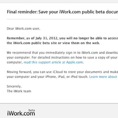 iwork com shutdown final reminder