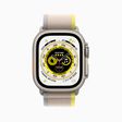Apple Watch Ultra Yellow Beige Trail Loop Wayfinder face 220907 inline