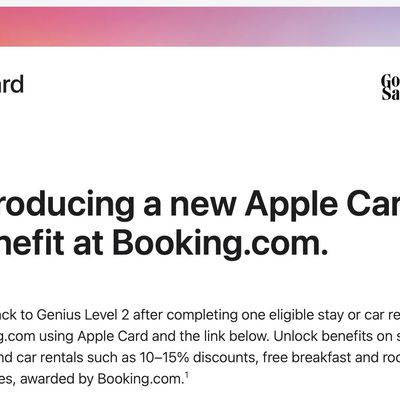 apple card booking genius