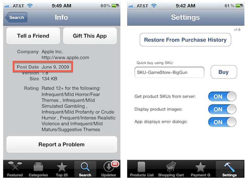 Apple's Internal 'GameStore' Testing App Accidentally Appears in App