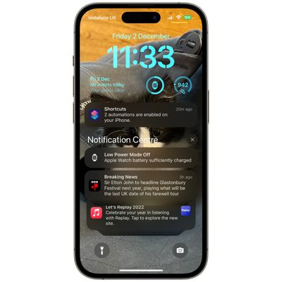 ios 16 2 beta notifiation center