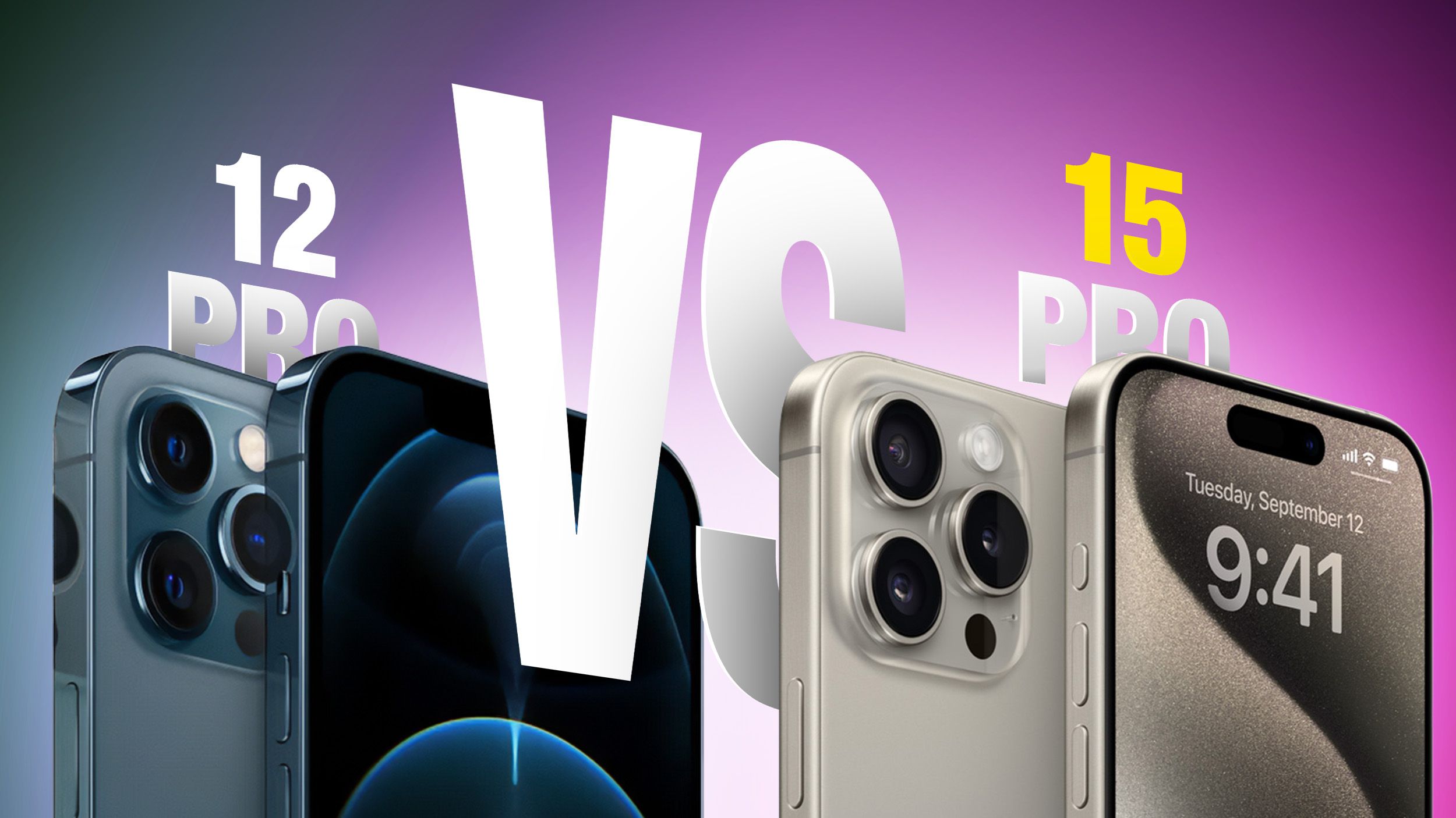 iphone 12 vs iphone 15 pro gsmarena