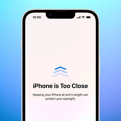 iOS 17 iPhone Screen Distance