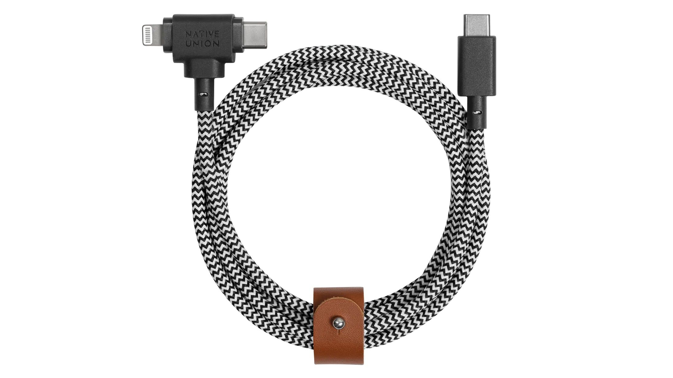 Cable Lightning a USB-C 3m Negro Native Union