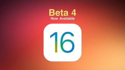 Apple Seeds Fourth Betas of iOS 16 and iPadOS 16 to Developers