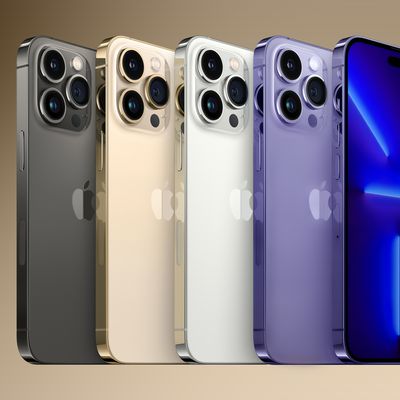 iPhone 14 Pro Lineup Feature Gold