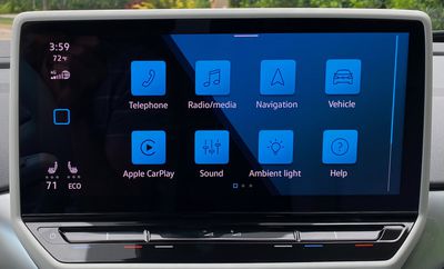 2021 vw id4 home screen