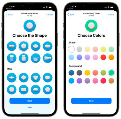 iOS 16 health app personalizes medications