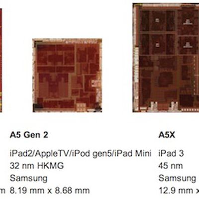 chipworks a5 a5x a6