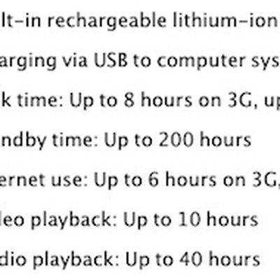 iphone 4s battery specs