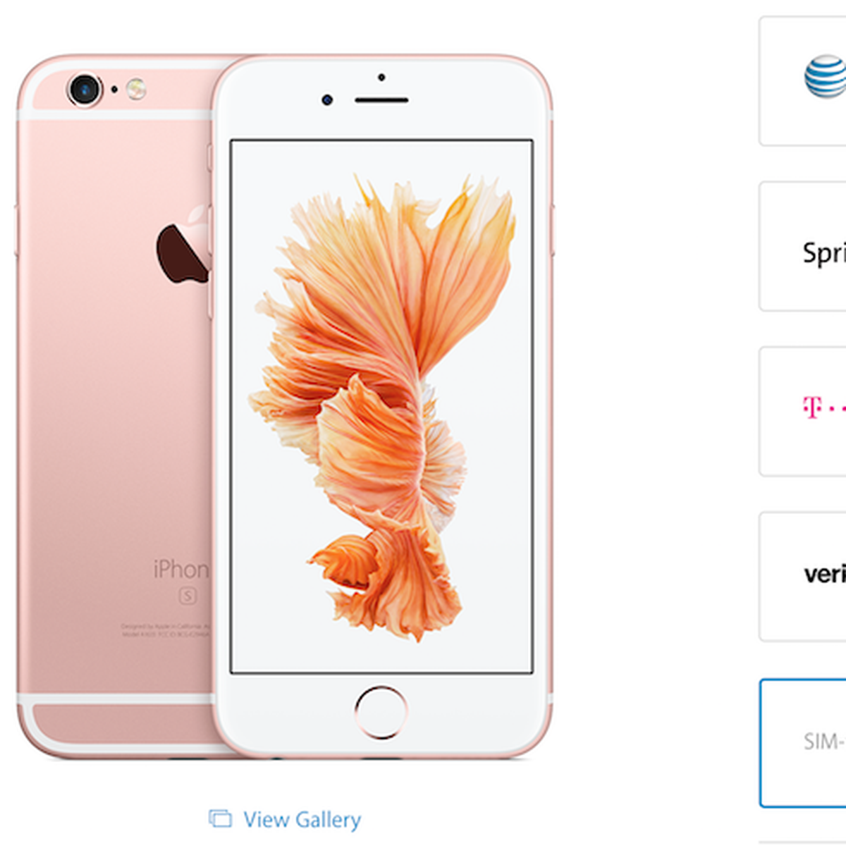 iPhone 6s Now Available SIM-Free in Apple Online Store - MacRumors