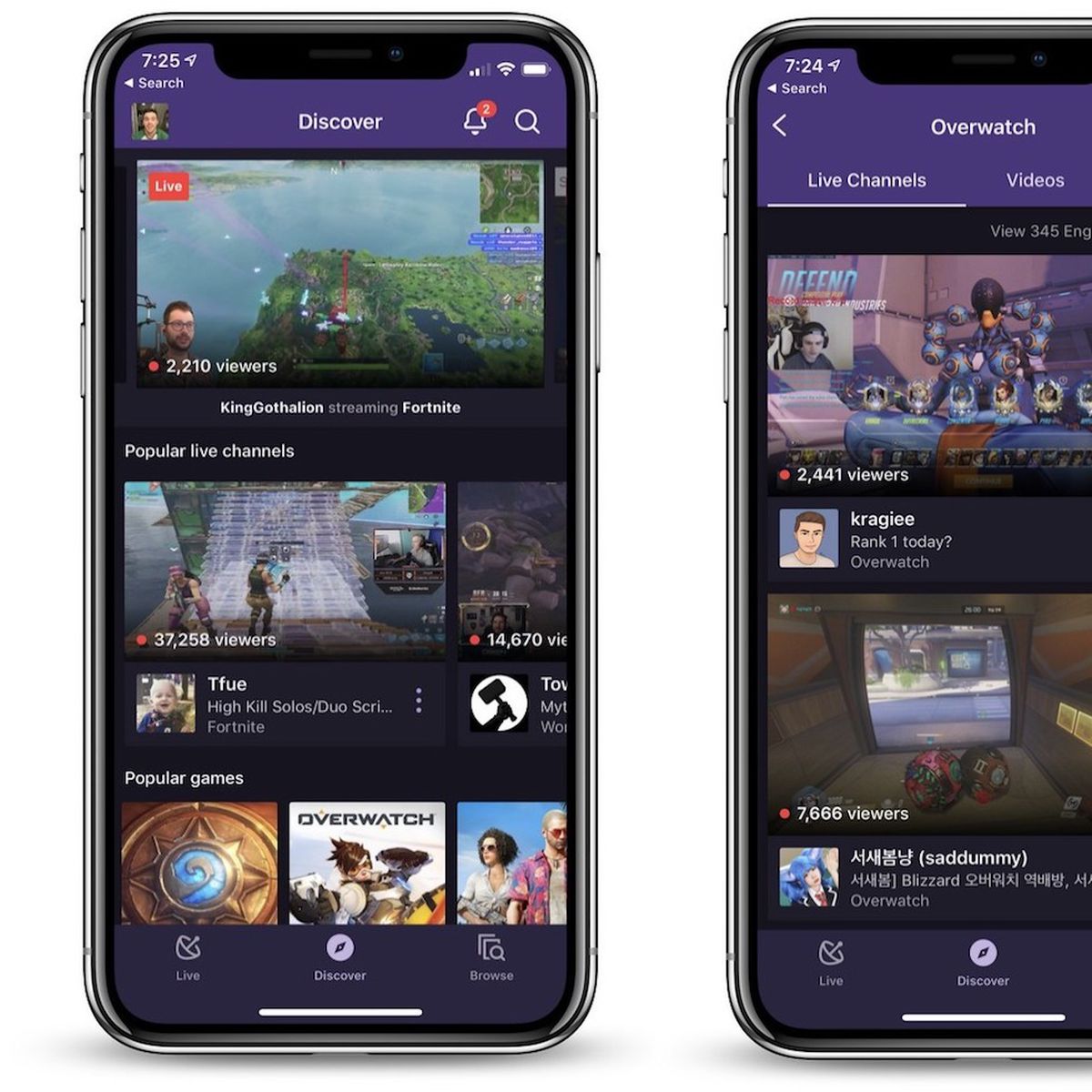 Gaming Adds Mobile Streaming And Twitch-Like Features