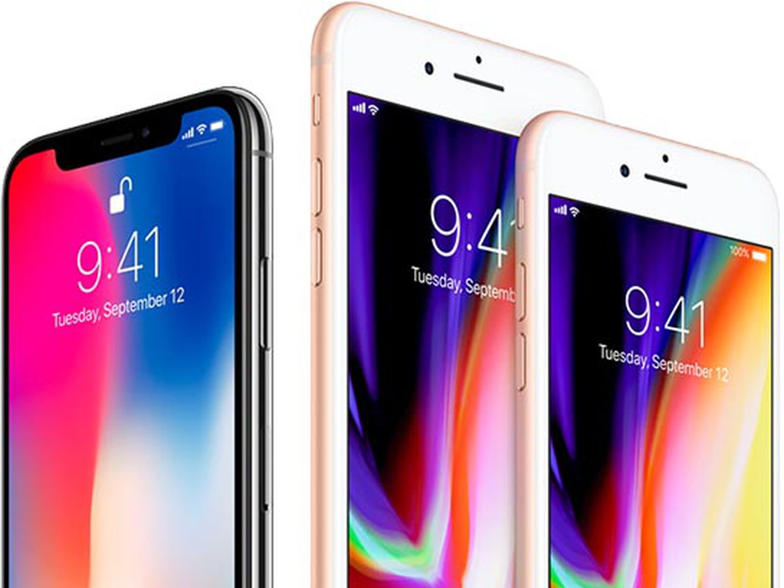 Kompleks astronomi Selskab iPhone X vs. iPhone 8 and 8 Plus: Display Sizes, Cameras, Battery Life,  Face ID vs. Touch ID - MacRumors