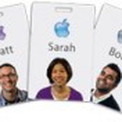 apple employee badges