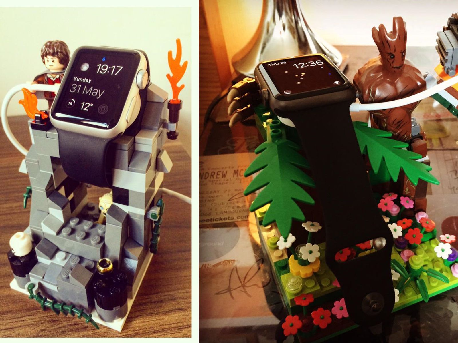 Du bliver bedre Afskrække Fugtig Apple Watch Owners Take to LEGO & 3D Printing for Homemade Stands -  MacRumors