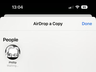 airdrop bug iphone 14