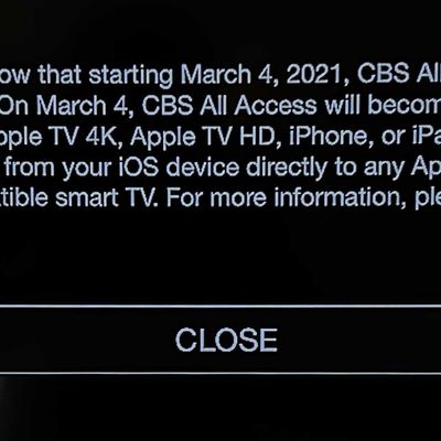 apple tv 3 cbs all access discontinued
