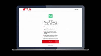 netflix profile transfer