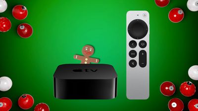 apple tv gingerbread ornaments