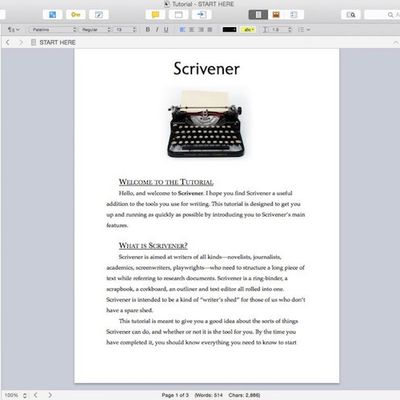 Scrivener mac