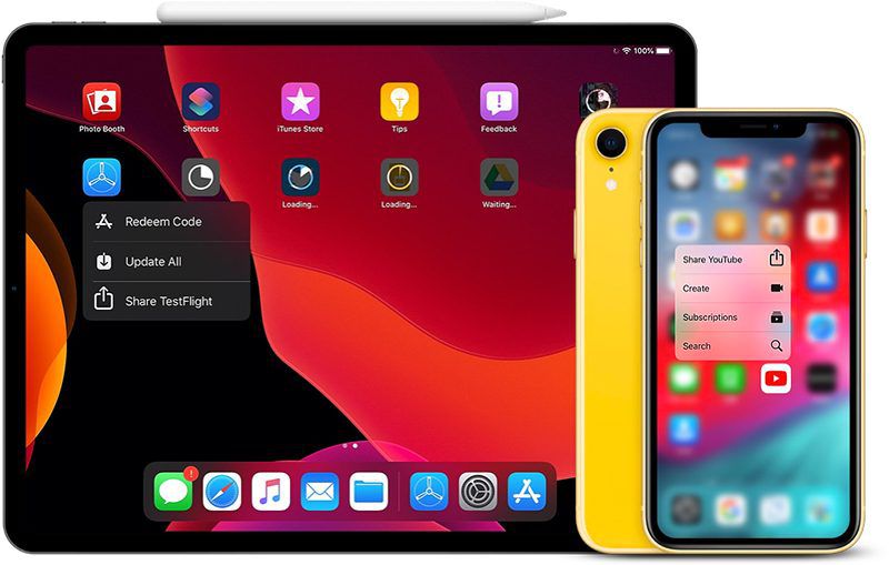 iOS 13 Quick Actions