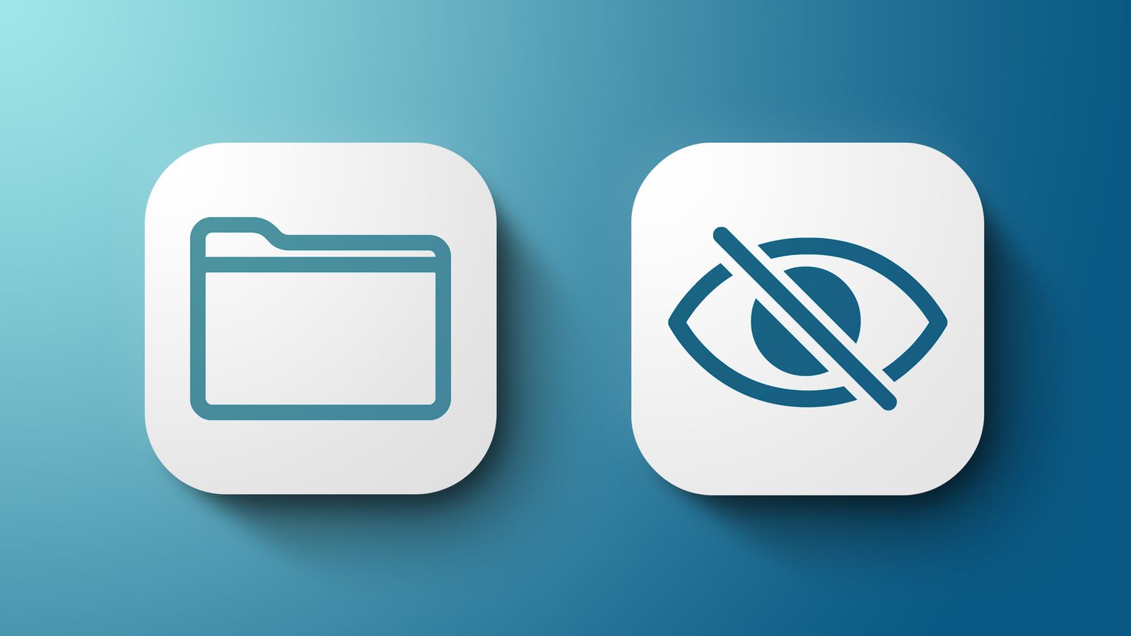 how to hide hidden file on iphone