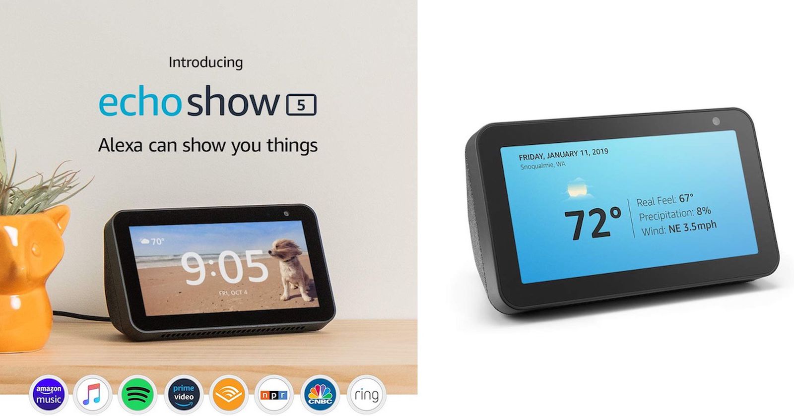 Reveals 'Echo Show 5' With New Design and Alexa Commands for  Deleting Voice Recordings - MacRumors