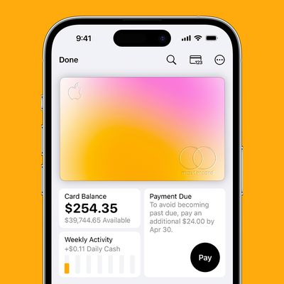 Apple Card Balance