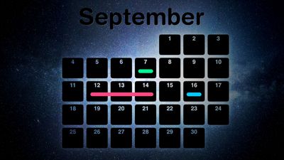 september calendar fix - تقویم های خود را علامت گذاری کنید: راه اندازی آیفون 14، عرضه iOS 16 و سایر تاریخ های مهم اپل در راه است