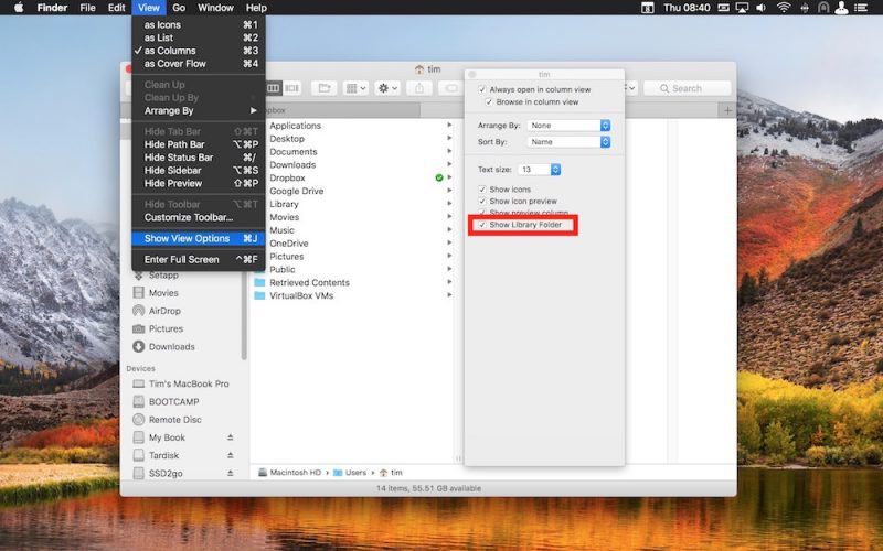 How To Browse Users Library Folder Remotely Mac Osx