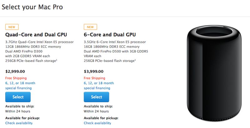 Mac Pro Ship Times Improve to 24 Hours as Some Retail Stores Begin ...