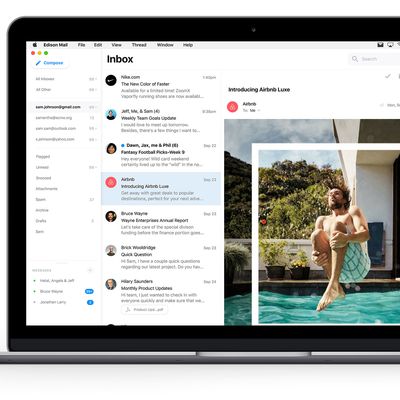 edison mail mac app two pane view
