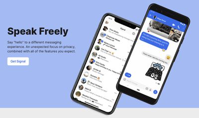 signal speak freely