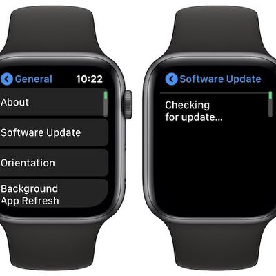 apple watch software update