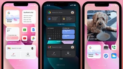 google iphone home screen