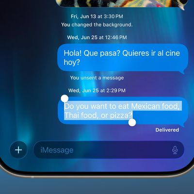 ios 26 messages select copy paste