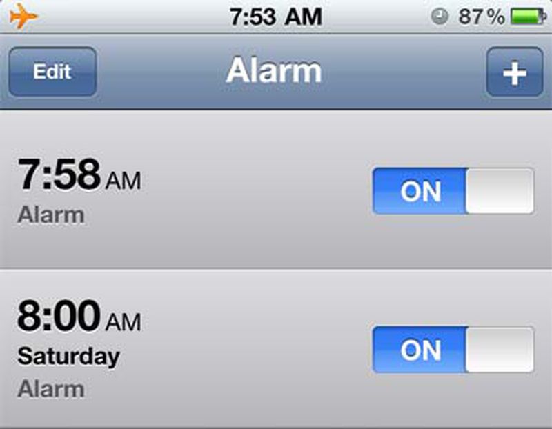 iPhone Clock Bug Prevents Alarm Triggers after New Year's [Update