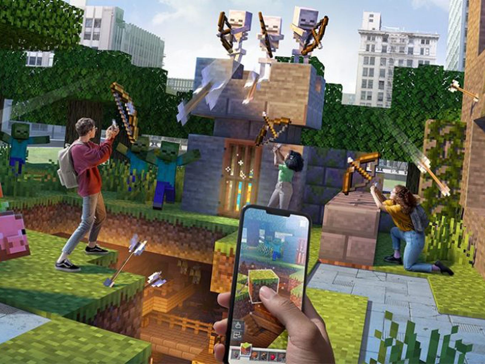 Minecraft Earth's closed beta: This augmented reality needs more