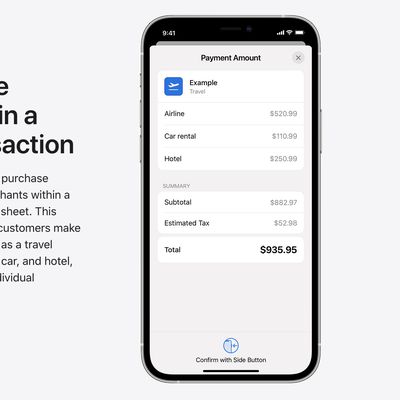 apple pay bundled purchases