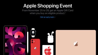 apple shopping event 2022 - اپل رویداد خرید جمعه سیاه را از 25 نوامبر برگزار می کند