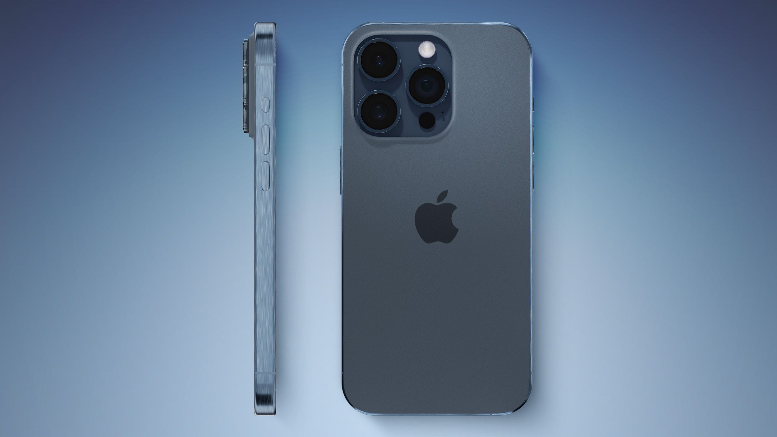 iPhone 15 Pro mavi ve titanyum grisi renk seçenekleriyle gelecek ve altın rengi beklenmiyor