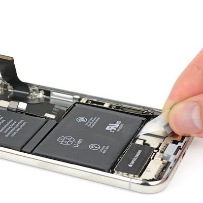 ifixit iphone x battery tabs