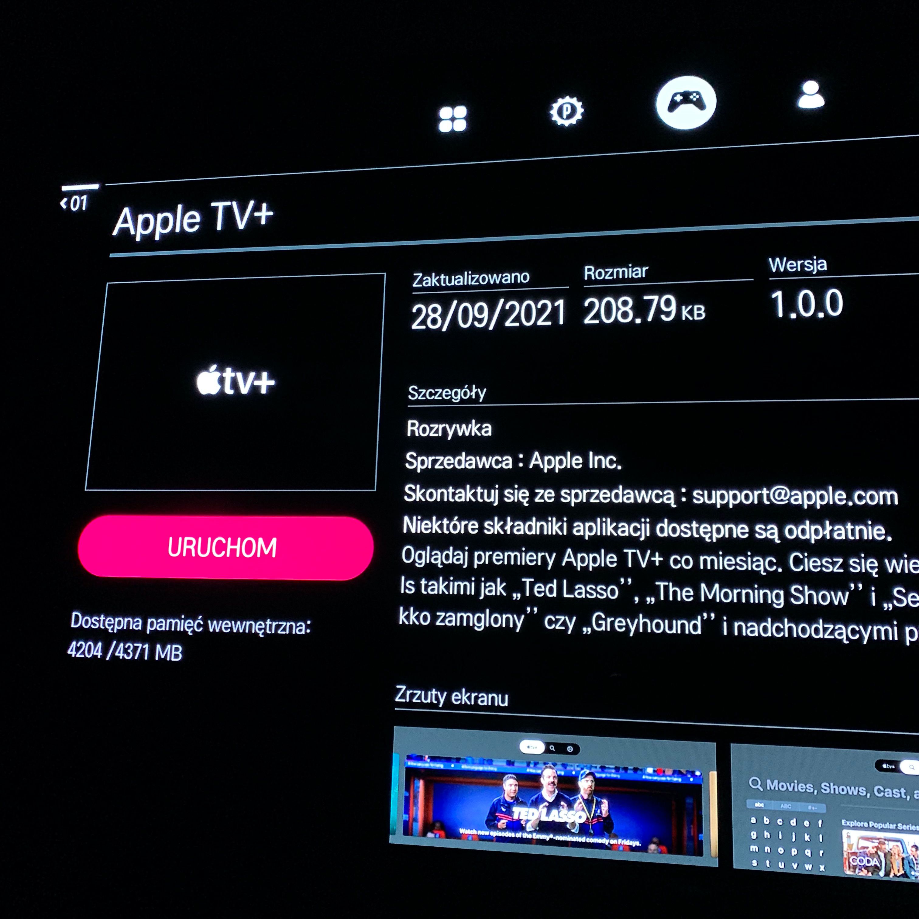 Scaled Down 'Apple TV+' App Now Available on 2016 and 2017 LG Smart TVs -  MacRumors
