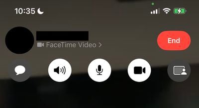 ios 16 transparent video call ui