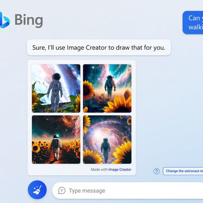 bing image creator experience