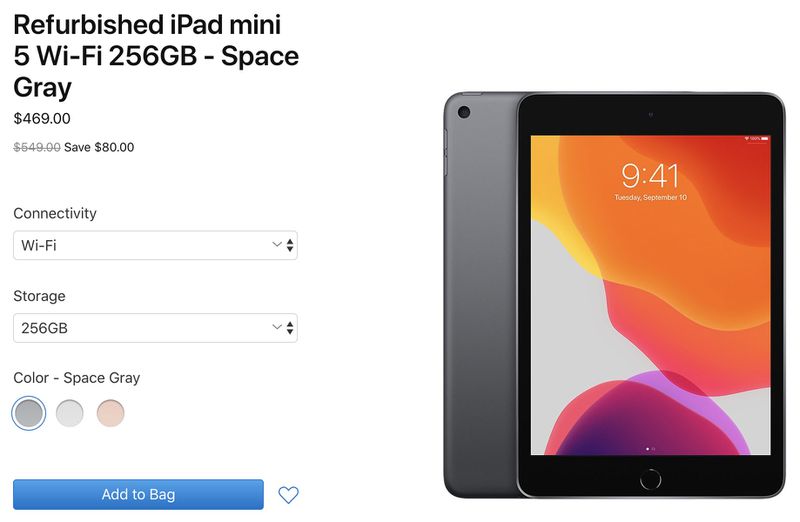 Apple Begins Selling Refurbished 2019 iPad Air and iPad Mini 5 Models