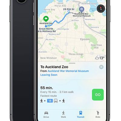 apple maps transit new zealand